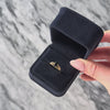 Vintage 10k Yellow Gold Onyx Bubble Shoulder Ring - Video showing the piece
