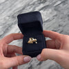Vintage 14k Yellow Gold Diamond Ruby Whimsical Figural Elephant Ring - Video showing the piece