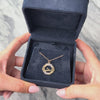 Vintage 14k Yellow Gold Bermuda Island Engine-Turned Border Charm / Pendant - Video showing the piece