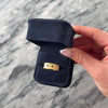 Vintage 14k Yellow Gold Textured Carved Link Eternity Band Ring - Video showing the piece