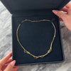 Vintage 14k Yellow Gold Chic Brutalist Branch Necklace - Video showing the piece