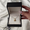 Antique 14k Yellow Gold Pearl Maple Leaf Charm Pendant - Video showing the piece