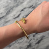 Vintage 18k Yellow Gold Diamond Ruby Superb Fierce Buffalo Cuff Bracelet - Video showing the piece