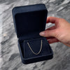 Vintage 14k White Gold Cable Chain Necklace - Video showing the piece