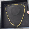 Vintage 18k Yellow Gold 1.104cttw Diamond Funky Abstract Link Necklace - Video showing the piece