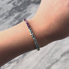 Vintage 14K Yellow Gold Garnet Citrine Amethyst Peridot Topaz Rainbow Bracelet - Video showing the piece