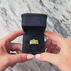 Vintage 14k Yellow Gold .64cttw Jade Diamond Striking Textured Looping Brutalist Cluster Ring - Video showing the piece