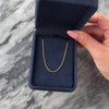 Vintage Italian 14k Yellow Gold 1mm Chic Classic Wheat Chain - Video showing the piece