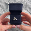 Vintage 14k White Gold .69cttw Diamond Swirling Naturalistic Ring - Video showing the piece