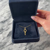 Vintage 18k Yellow Gold Sleek Key Charm / Pendant - Video showing the piece
