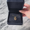 Antique 14k Yellow Gold Synthetic Color-Change Sapphire Dragon Charm / Pendant - Video showing the piece
