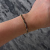 Vintage 14k Yellow & White Gold 1.4cttw Sapphire Diamond Link Bracelet - Video showing the piece