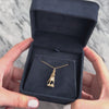 Vintage 14k Yellow Gold Pearl Swinging Golfer Charm / Pendant - Video showing the piece