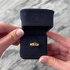 Estate 18k Yellow Gold .67ct Salt & Pepper Diamond Ram Skull Solitaire Ring - Video showing the piece