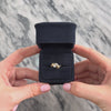 Vintage 14k Yellow & White Gold Diamond Swirling Vine Ring - Video showing the piece