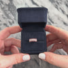 Vintage 10k Yellow Gold Ruby Diamond Towering Triple Line Step Ring - Video showing the piece
