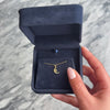 Antique Small 14k Yellow Gold Pearl Cute Crescent Moon & Star Charm / Pendant - Video showing the piece