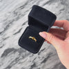 Vintage 18k Yellow Gold Citrine Glowing Band Ring - Video showing the piece