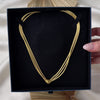 Vintage 18k Yellow Gold Trio Knotted Strand Necklace - Video showing the piece