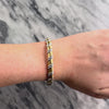 Vintage Italian 14k Yellow & White Gold Fabulous Bendy Satin Twisting Bangle Bracelet - Video showing the piece