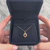 Vintage 14k Yellow Gold .84ct Garnet Ornate Scrolling Frame Charm / Pendant - Video showing the piece
