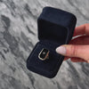 Antique 14k White Gold 2.98ct Onyx Diamond Art Deco Solitaire Ring - Video showing the piece