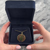 Vintage Large 14k Yellow Gold Amazing Plique-à-Jour Christmas Tree Pendant - Video showing the piece