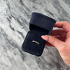 Vintage Platinum Diamond Chic Mixed-Cut Line Band Ring - Video showing the piece