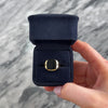 14k Yellow Gold Vintage Onyx Bold Statement Ring - Video showing the piece