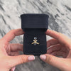 Vintage 14k Yellow Gold .61ct Moonstone Sapphire Diamond Ruby Tall Multistone Tower Ring - Video showing the piece