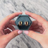 Vintage 14k Yellow Gold 2.22cttw Garnet Chic Modern Omega-Back Earrings - Video showing the piece