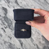 Antique Art Deco 14k Gold & Platinum Old Mine Diamond Architectural Solitaire Ring - Video showing the piece