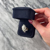Vintage 14k Yellow & White Gold 4.29cttw Diamond Brilliant Waterfall Cocktail Open Shoulder Ring - Video showing the piece