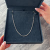 Vintage Italian 14k White Gold Glittering Multi-Chain Braid Necklace - Video showing the piece