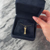 Vintage 14k Yellow Gold Athletic Ski Charm / Pendant - Video showing the piece