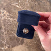 Vintage 14k Yellow Gold .69cttw Garnet Diamond Flowing Pinwheel Ring - Video showing the piece