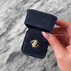 Vintage 14k Yellow Gold .57cttw Diamond Flowing Brilliant Swirl Ring - Video showing the piece
