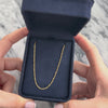 Vintage Italian 14k Yellow Gold 1.3mm Glittering Twisting Spiral Chain - Video showing the piece