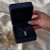 Vintage 14k White Gold 1.13ct Topaz Diamond Terrific Trilliant Pendant - Video showing the piece