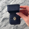 Antique 10k Yellow Gold 1.68ct Moss Agate Wonderful Open Window Ring - Video showing the piece