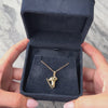 Vintage 14k Yellow Gold Graceful Ice Skate Charm / Pendant - Video showing the piece