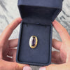Antique Art Nouveau 14k Yellow Gold 7.46ct Amethyst Border Brooch / Pin - Video showing the piece