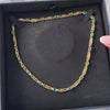 Vintage 18k Yellow Gold 7.4cttw Tourmaline Interlocking Oval Link Necklace - Video showing the piece