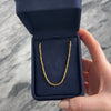 Vintage 14k Yellow Gold Sleek Rope Chain Link Necklace - Video showing the piece