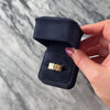 Vintage 14k Yellow & White Gold Scalloped Organic Textured Wave Band Ring - Video showing the piece