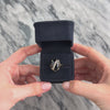 Vintage 14k Yellow Gold 6.68ct Onyx Diamond Onyx Diamond Diagonal Ring - Video showing the piece