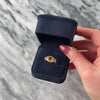 Vintage 14k Yellow Gold 2.93ct Citrine Garnet Bright Sunny Trio Ring - Video showing the piece