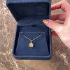 Vintage 10k Yellow Gold Petite Baby Shoes Charm / Pendant - Video showing the piece