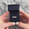Vintage 14k White Gold 1.04cttw Diamond Bright Channel Set Ring - Video showing the piece