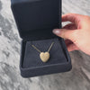 Antique Osmun-Parker 14k Yellow Gold Pearl Lovely Heart Slide Pendant - Video showing the piece